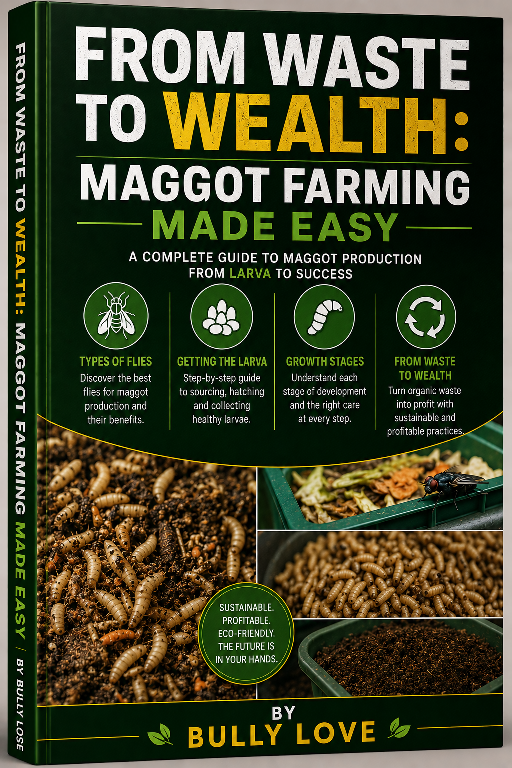 From Waste To Wealth: Maggot Farming Made Easy